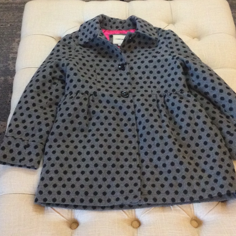 Polka Dotted Pea Coat